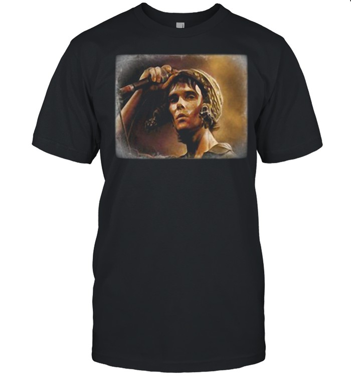 Ian Brown Stone Roses Music Vintage T-shirt