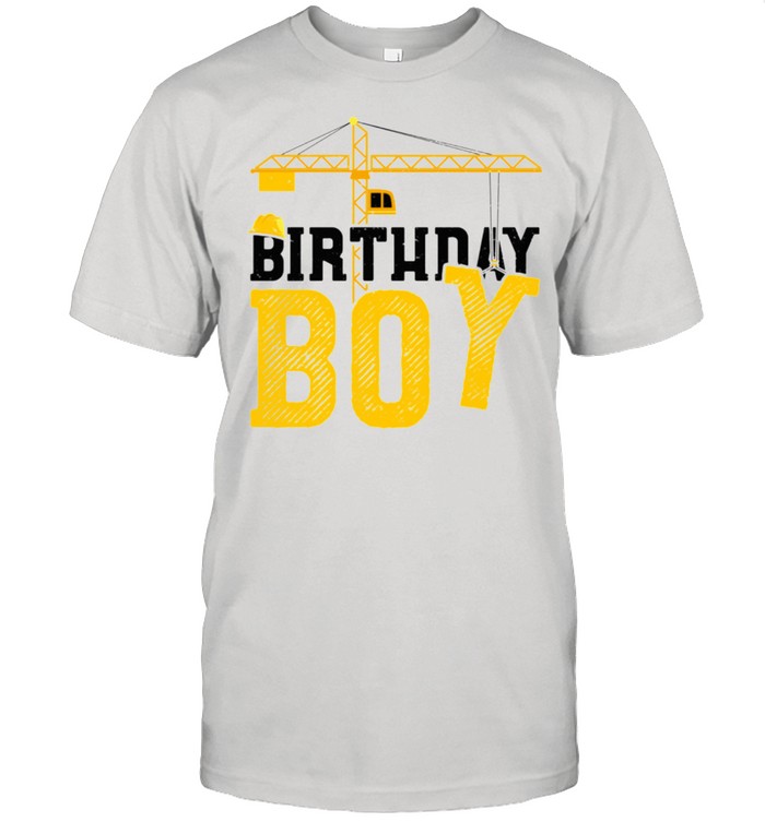 Bauarbeiter Birthday Boy Geburtstag shirt
