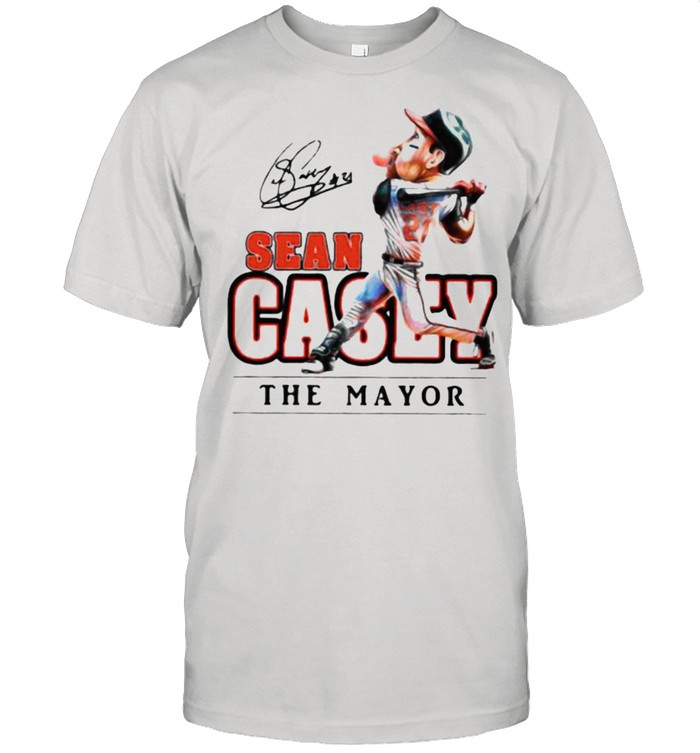 Sean casey the mayor baseball shirt