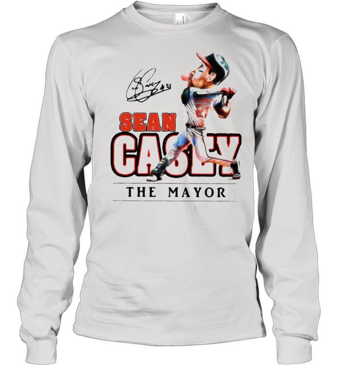 Sean casey the mayor baseball shirt Long Sleeved T-shirt