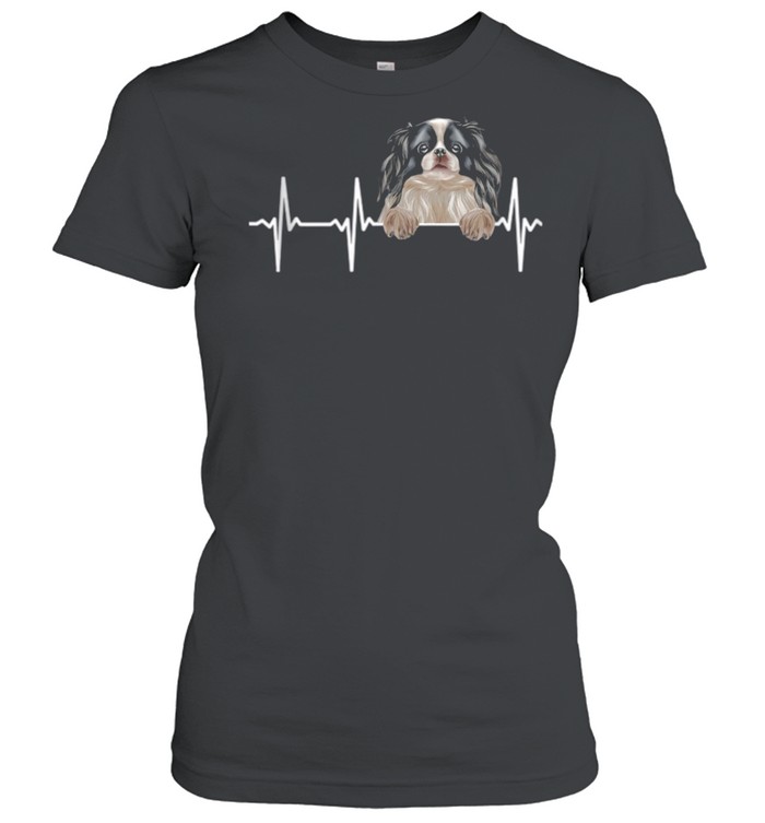 Dog Heartbeat For Japanese Chins shirt Classic Women's T-shirt