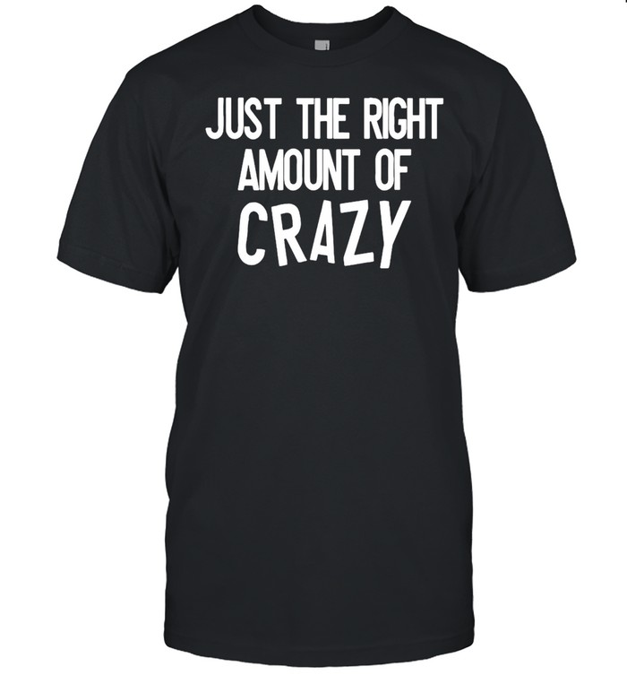 Just The Right Amount Of Crazy T-shirt