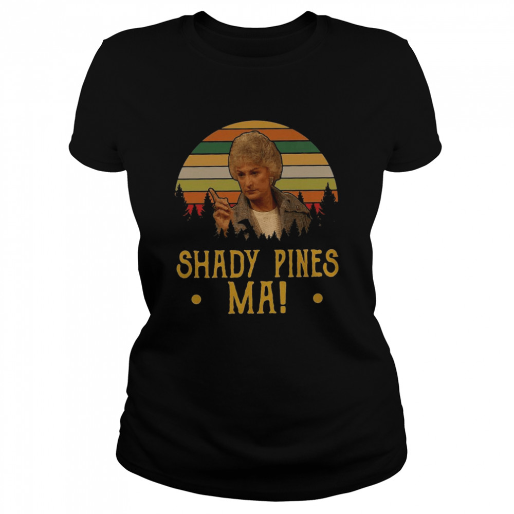 Shady Pines Ma 2021 Vintage T-shirt Classic Women's T-shirt