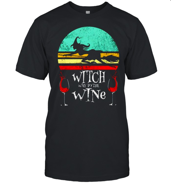 Witch way to the wine shirt