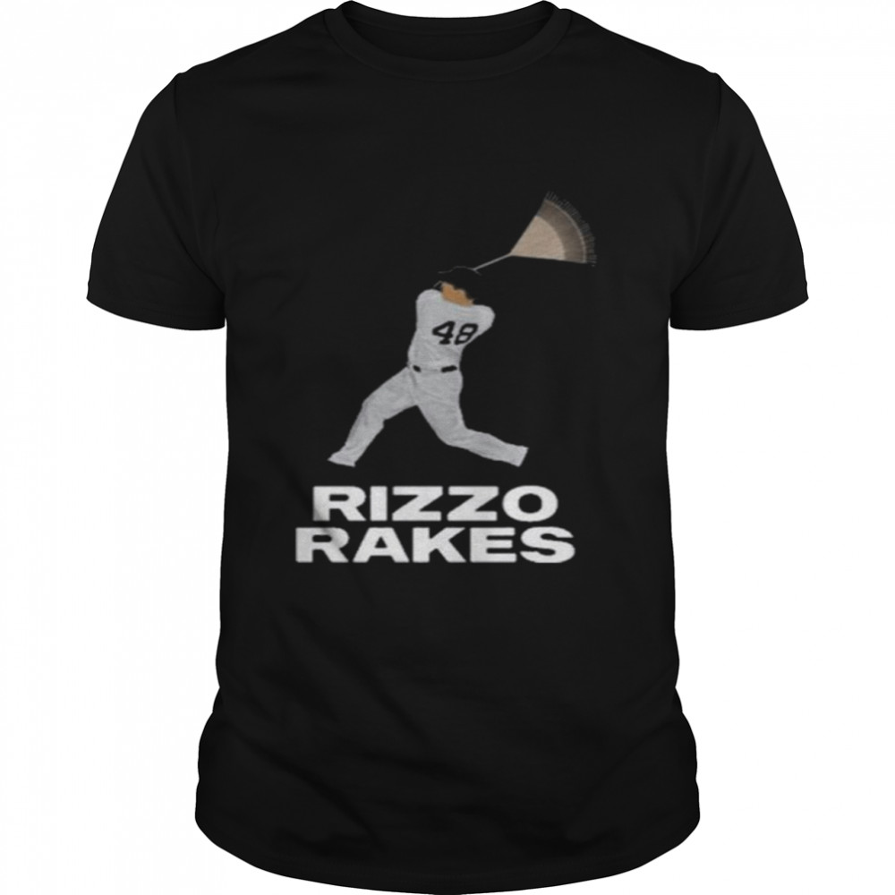 Rizzo Rakes New York Yankees Baseball Shirt
