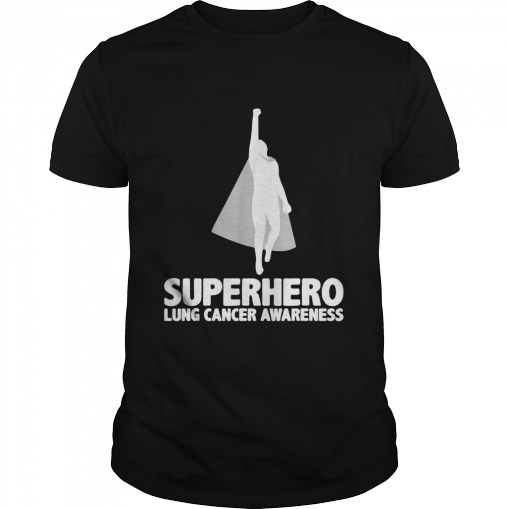 Superhero Lung Cancer Awareness T-shirt