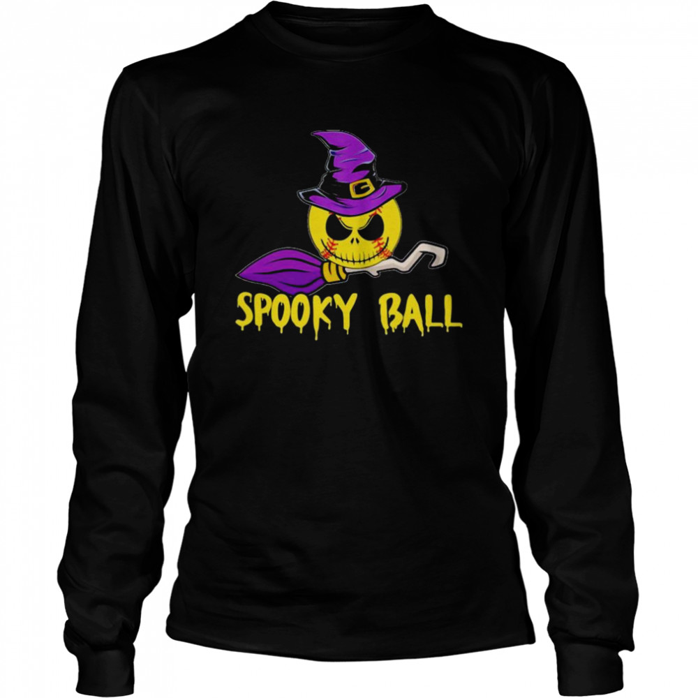 Halloween Spooky Ball Costume shirt Long Sleeved T-shirt