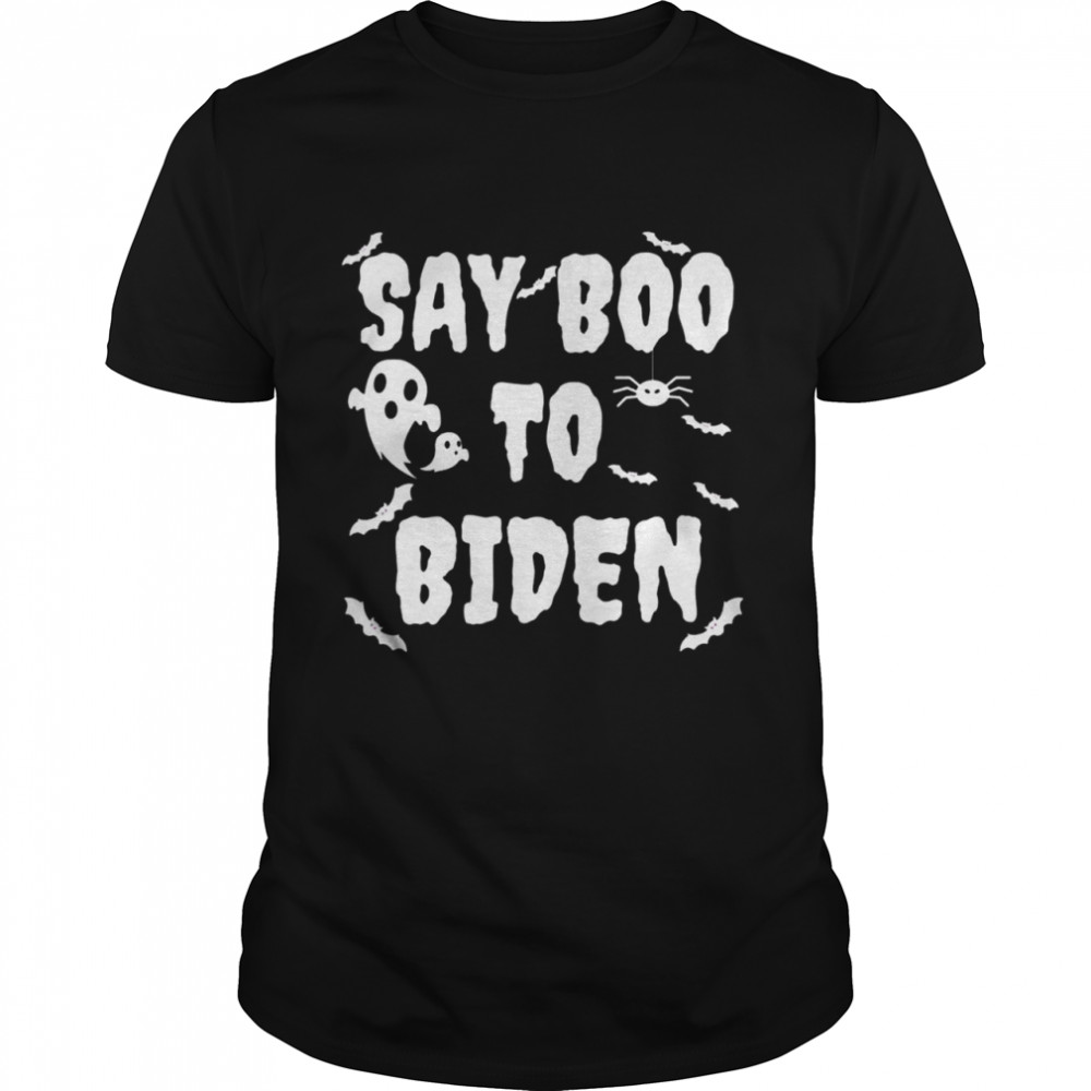 say Boo To Biden Ghost Halloween shirt
