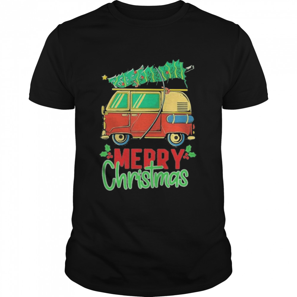 Camper Christmas Tree Camping Christmas shirt
