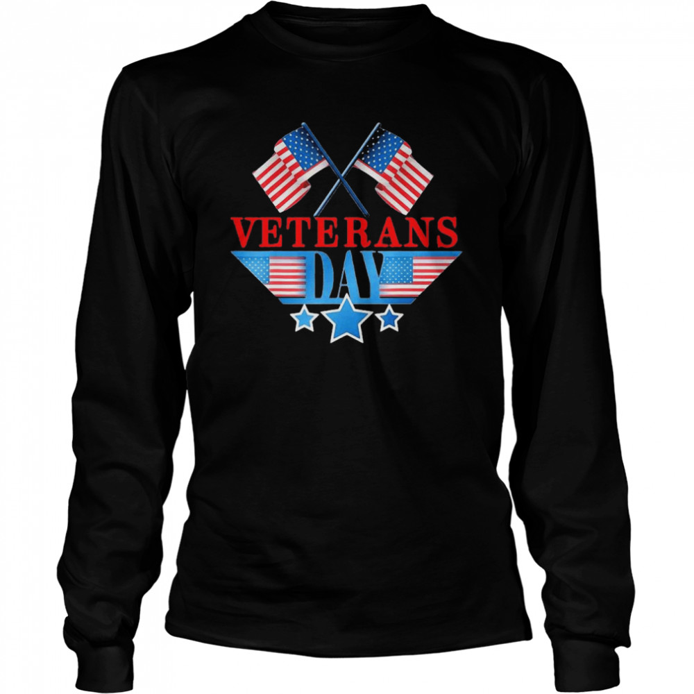 Veterans Day Thank You Veterans T-shirt Long Sleeved T-shirt