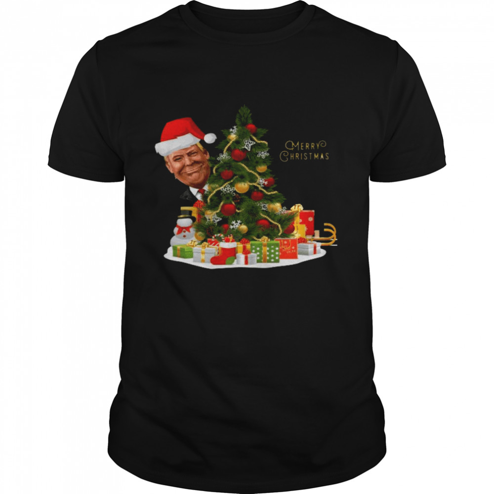 Donald Trump Funny Merry christmas shirt