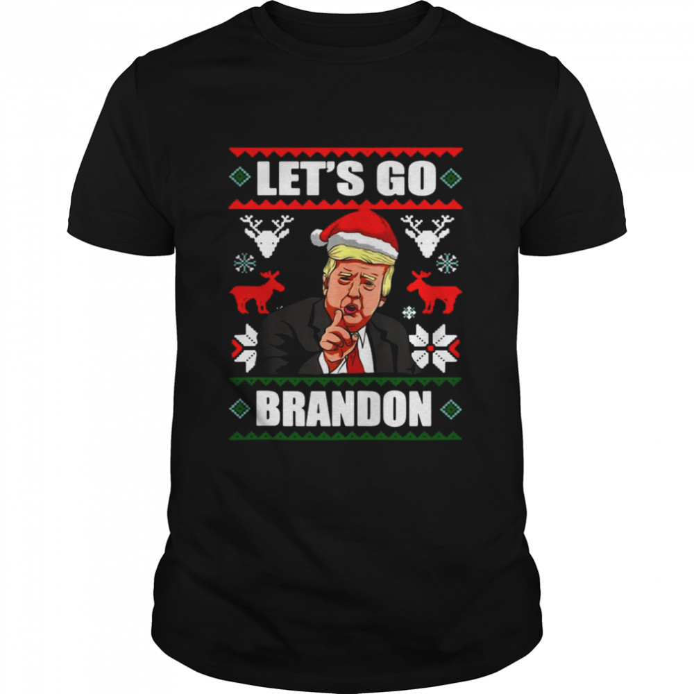 Donald Trump Let’s Go Brandon Anti Liberal Xmas Christmas 2021 Shirt