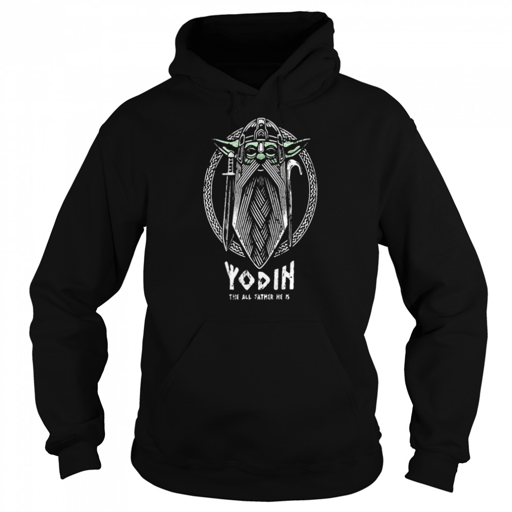 Odin The All Father He Is Baby Yoda  Unisex Hoodie
