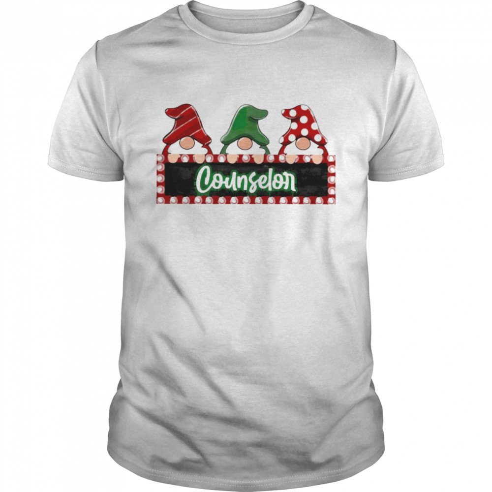Christmas Gnomes Counselor Teacher Sweater Shirt