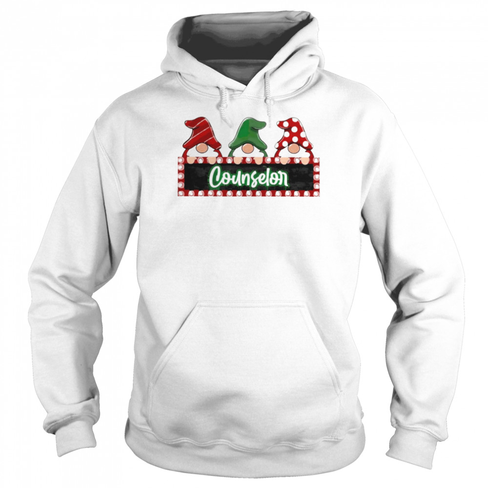 Christmas Gnomes Counselor Teacher Sweater  Unisex Hoodie