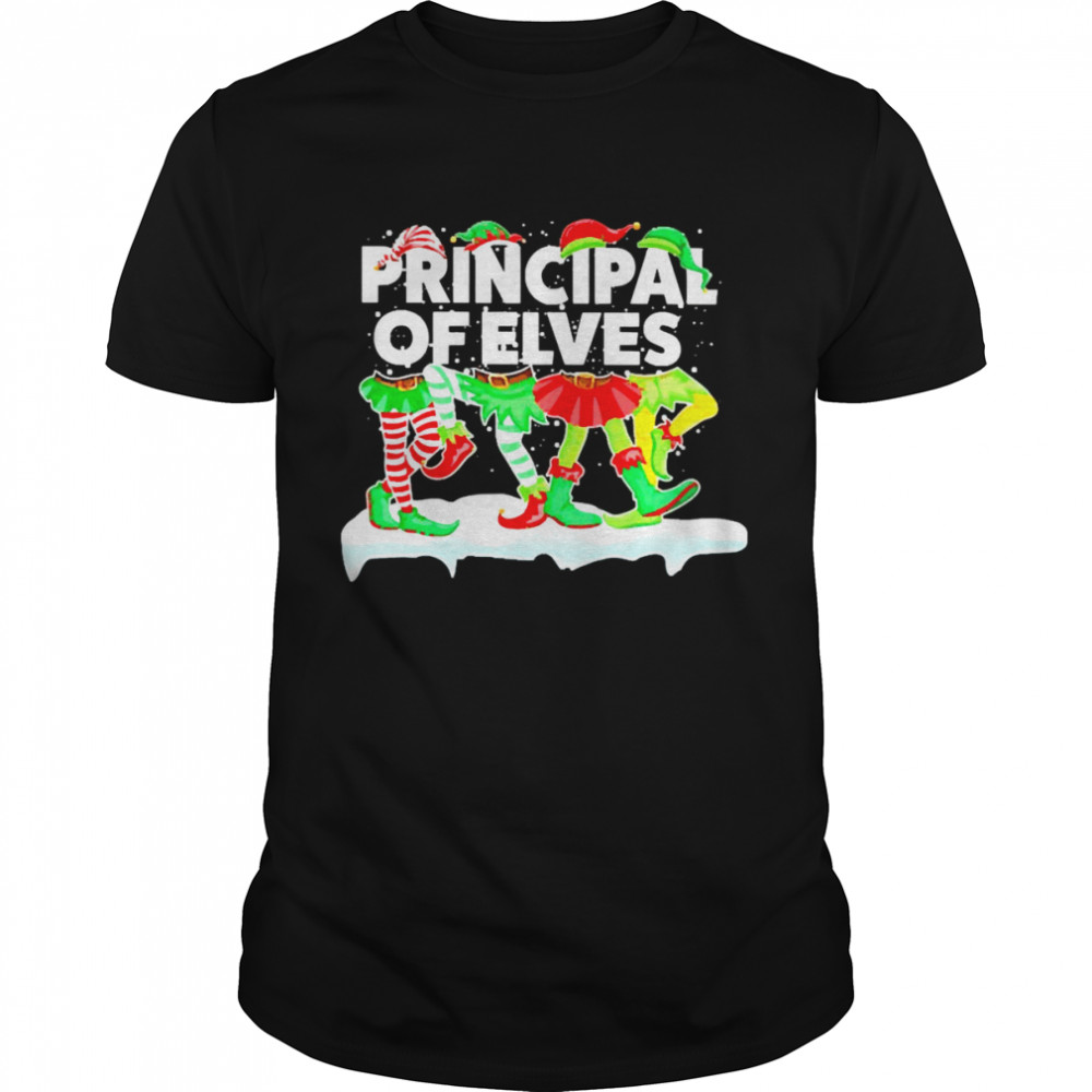 Grinch ELF Squad Principal Of Elves Christmas Sweater Shirt