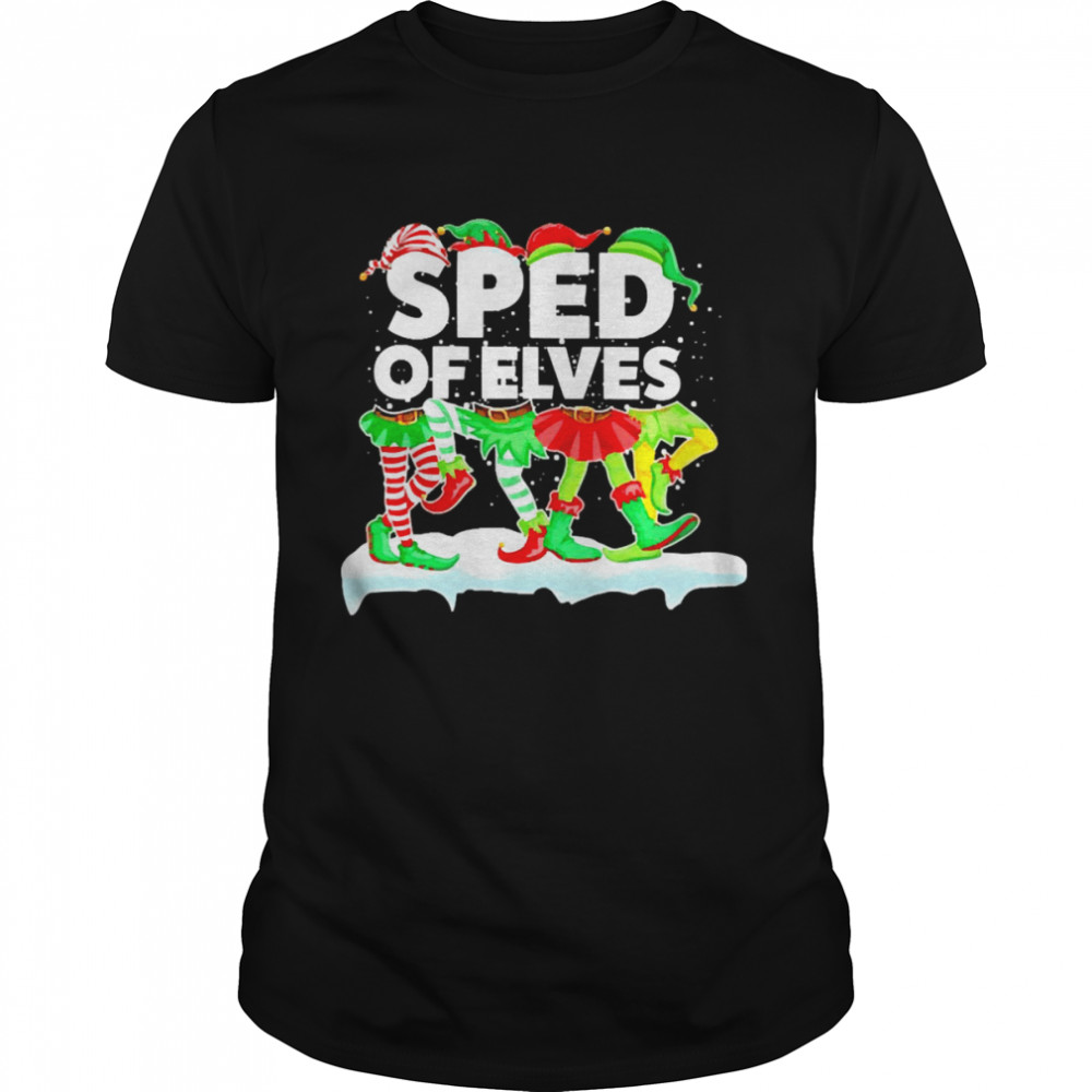 Grinch ELF Squad SPED Of Elves Christmas Sweater Shirt