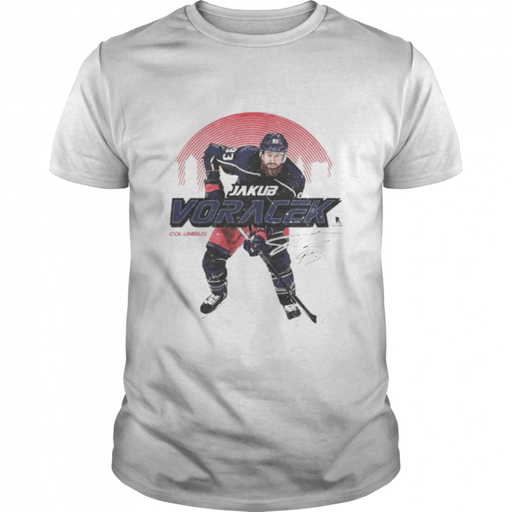 columbus Hockey Jakub Voracek skyline shirt