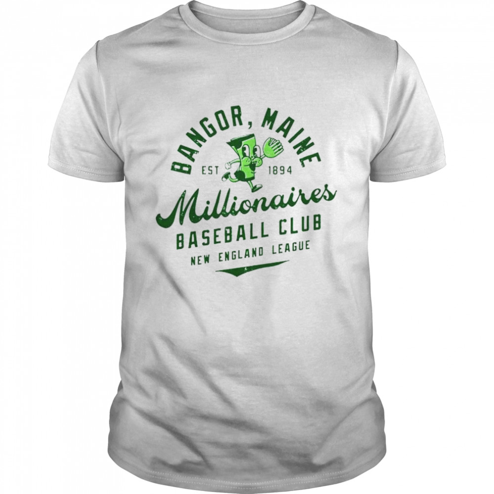 Bangor Millionaires Maine Vintage Minor League Baseball shirt