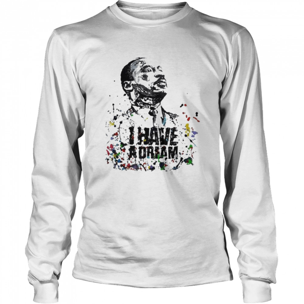 Martin Luther King MLK Art T- Long Sleeved T-shirt