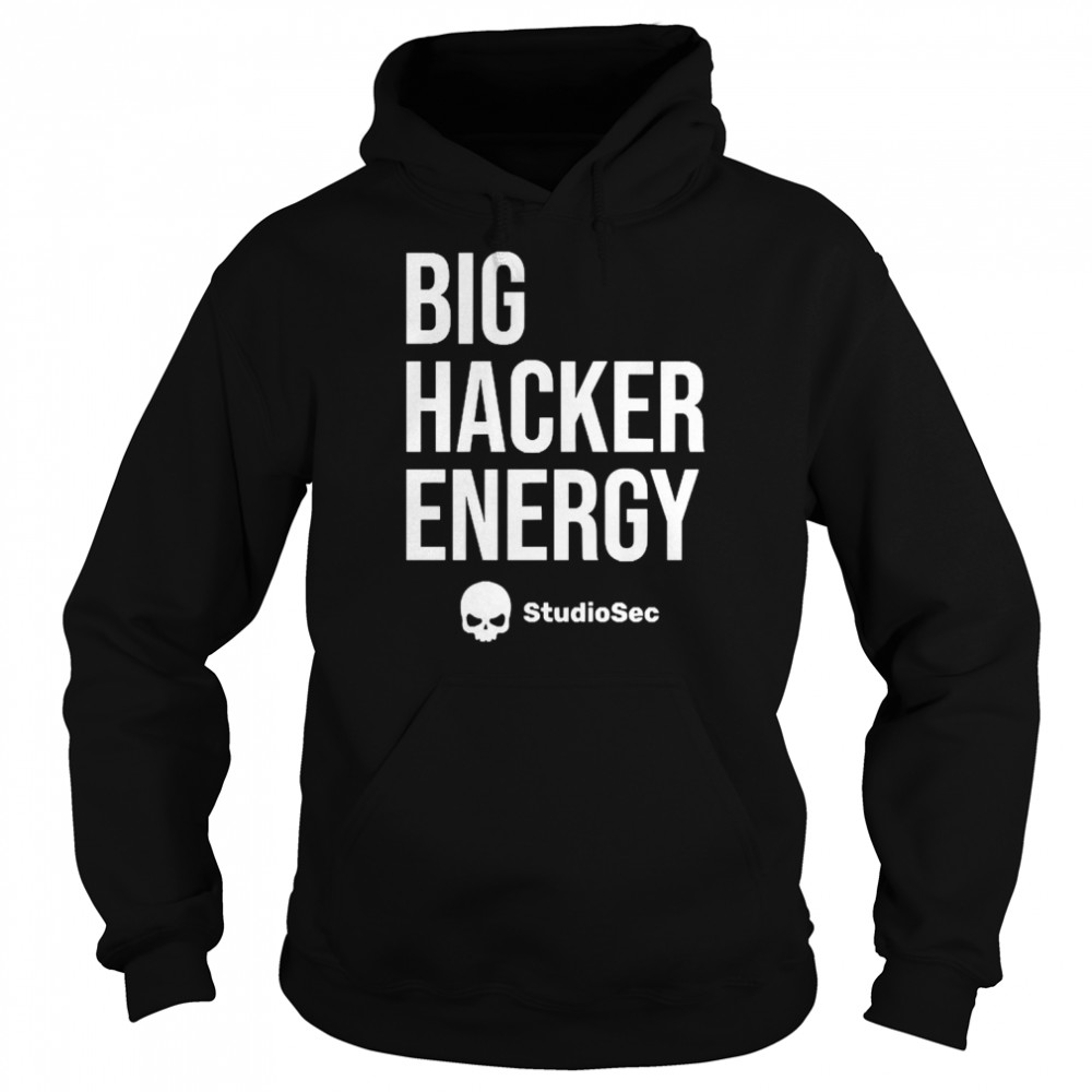 Davin Jackson Big Hacker Energy Studiosec  Unisex Hoodie
