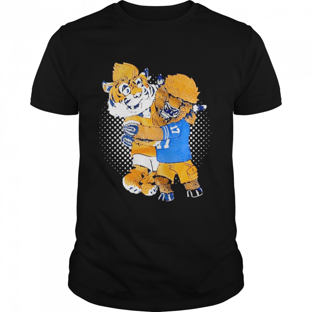 Del Reid Mascot Bills Hug Mascot Bengals Shirt
