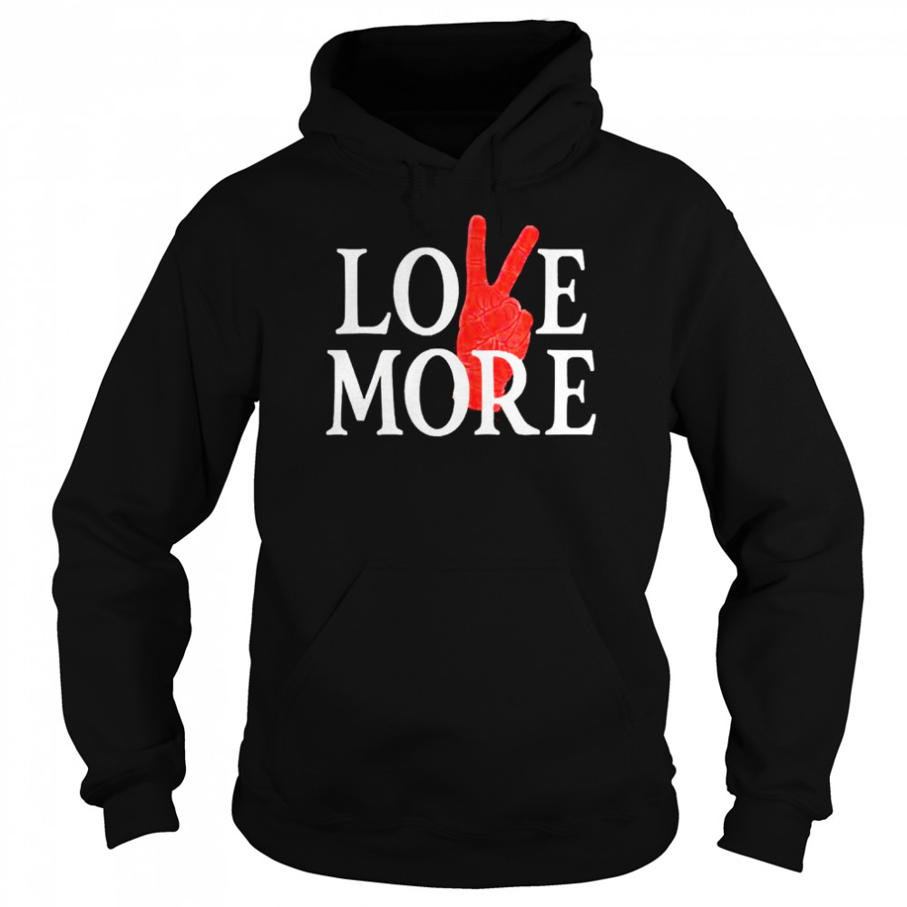 Valentines Love More For Him Her 2022  Unisex Hoodie