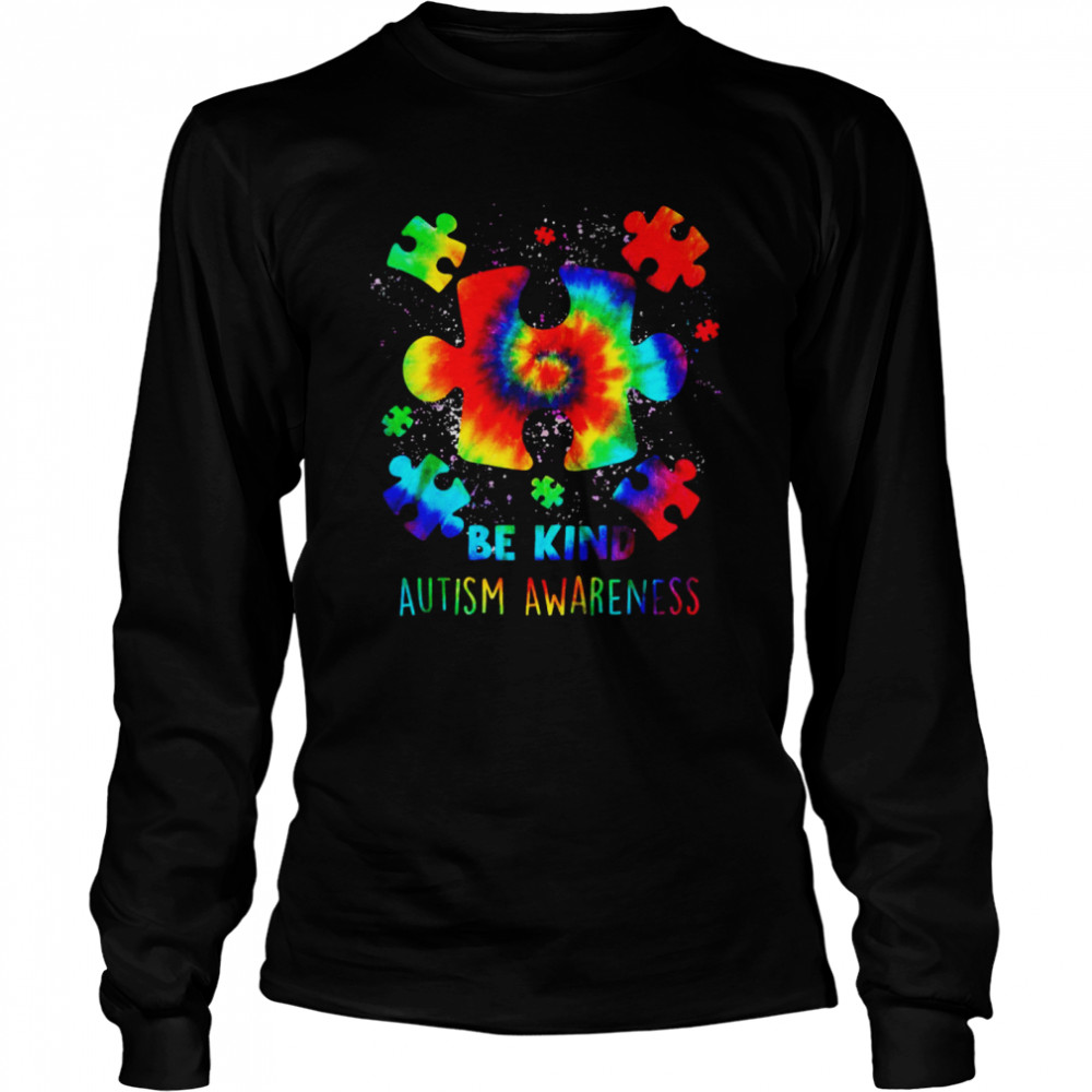 Be kind autism awareness shirt Long Sleeved T-shirt