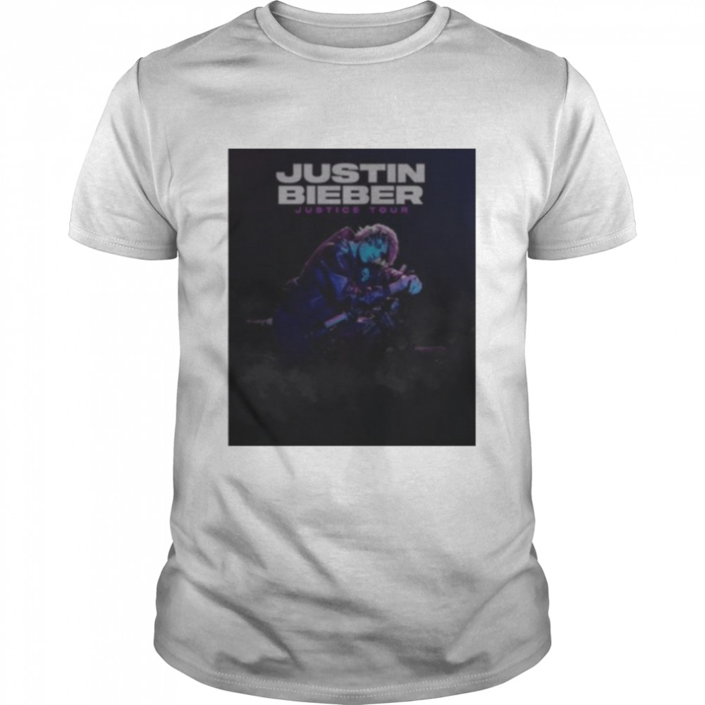 Justin Bieber Justice Tour photograph shirt