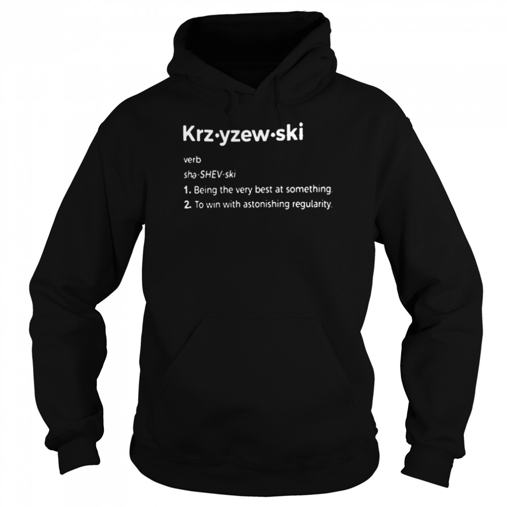Duke Coach K Krzyzewski definition meaning shirt Unisex Hoodie