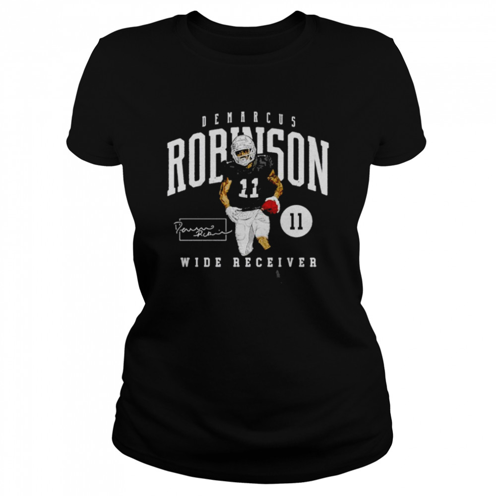 Demarcus Robinson Las Vegas Raiders Arch signature shirt Classic Women's T-shirt