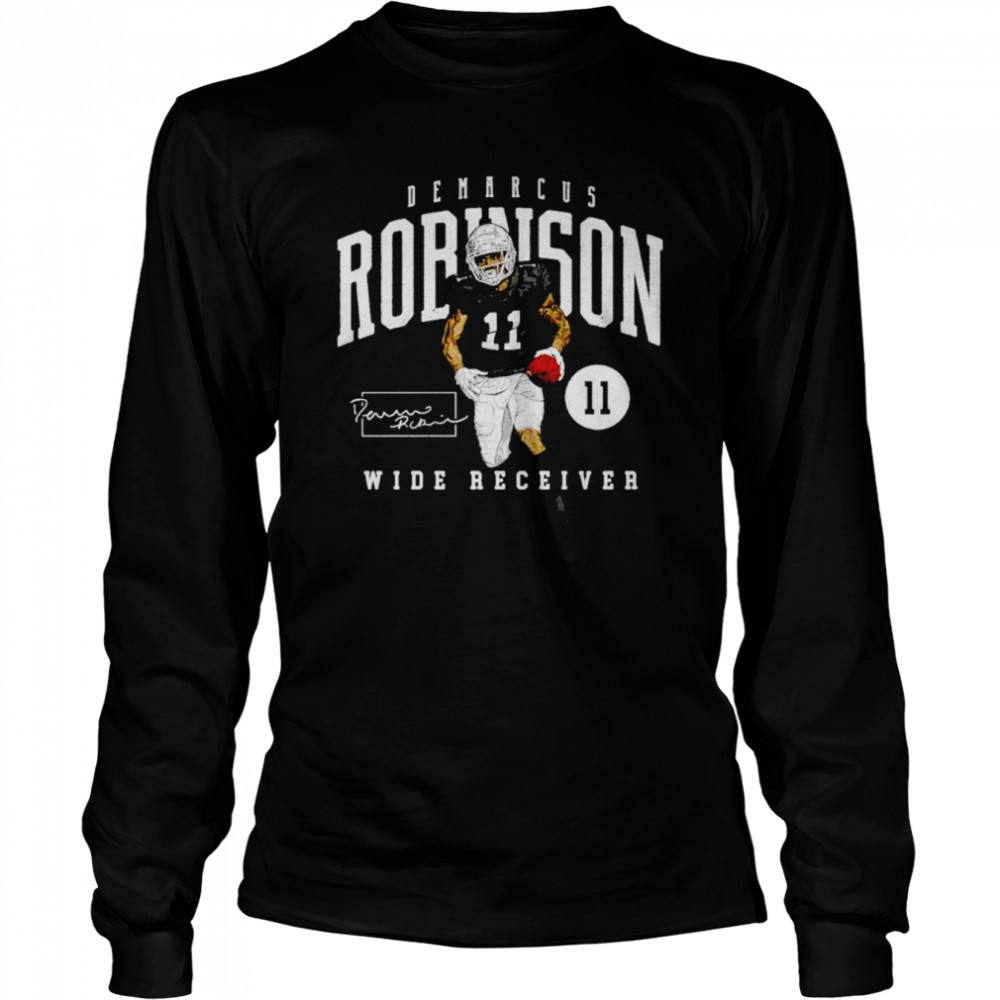Demarcus Robinson Las Vegas Raiders Arch signature shirt Long Sleeved T-shirt