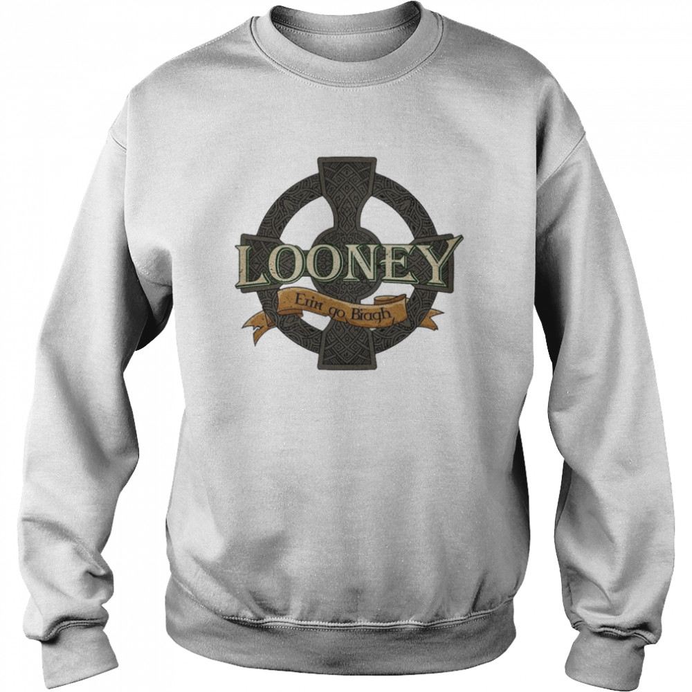 Looney Irish Surname Irish Family Name  Unisex Sweatshirt