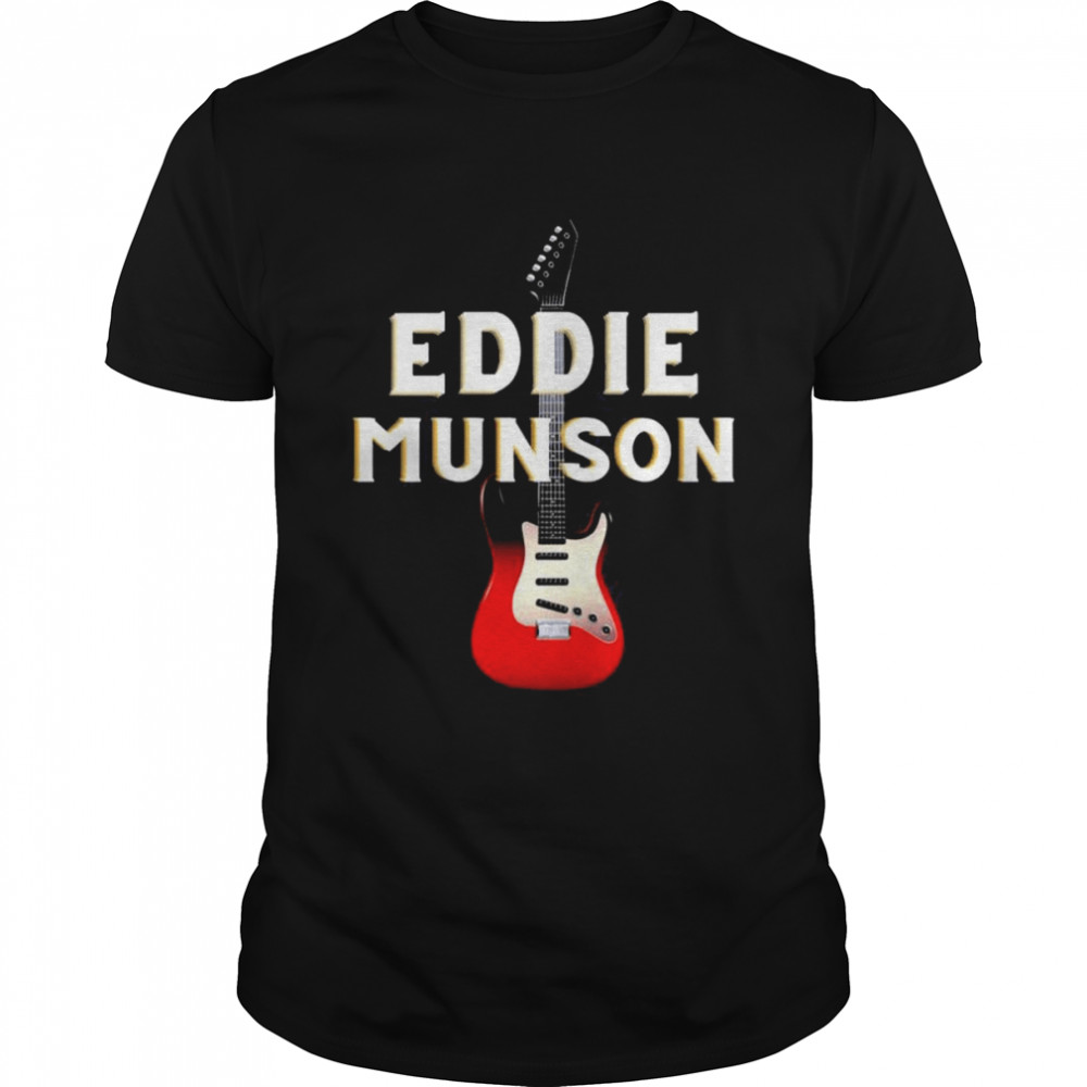 Eddie Munson With His Guitar Design Shirt