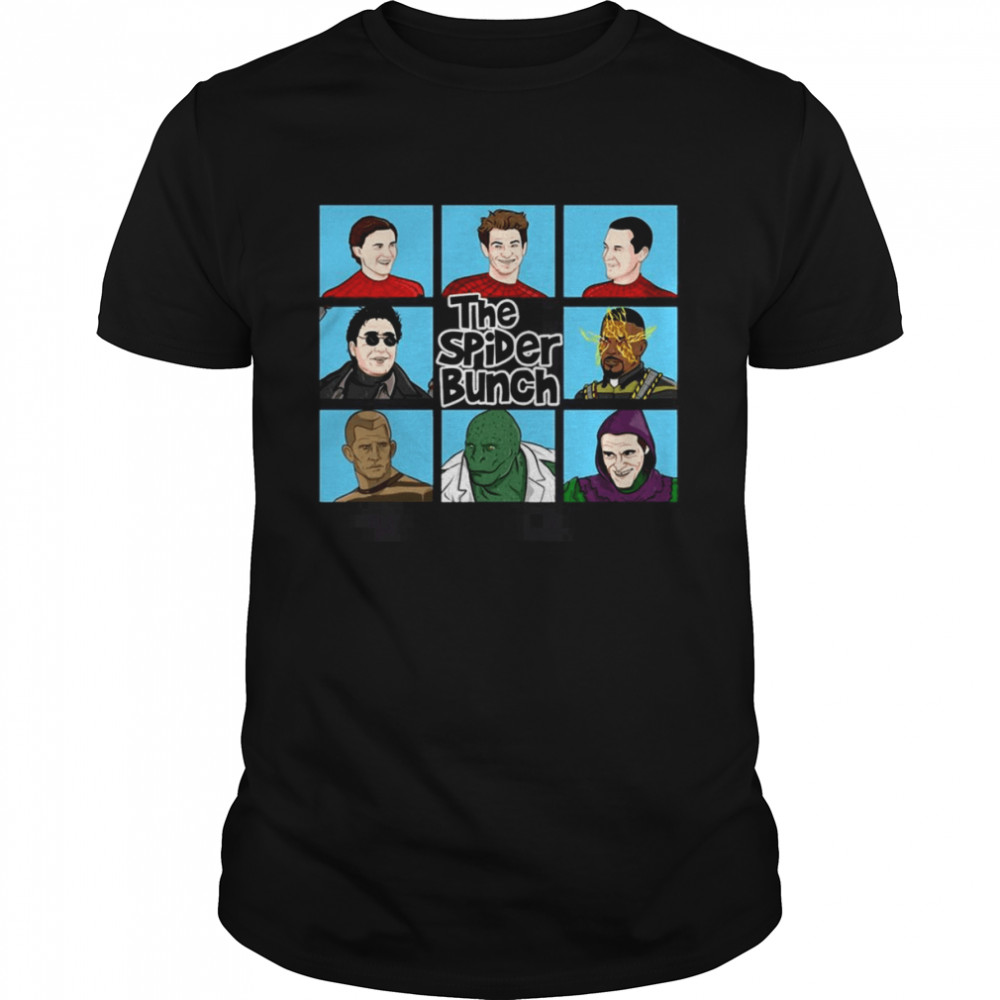 The Spider Bunch No Way Home X The Brady Bunch shirt