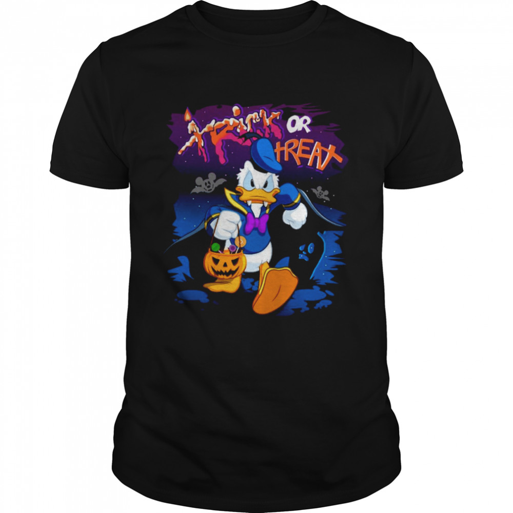 Donald Halloween Duck Trick Or Treat shirt