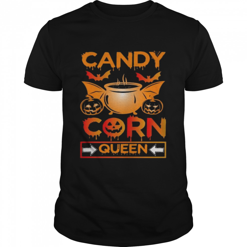 Candy & corn queen halloween shirt