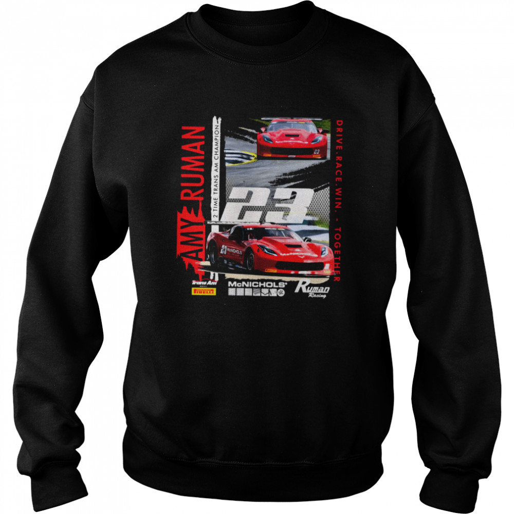 Rumanmcnichols Design Retro Nascar Car Racing shirt Unisex Sweatshirt