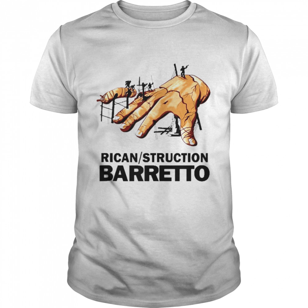 Ray Salsa Dura Barretto Rican Struction Vintage De Fania Shirt
