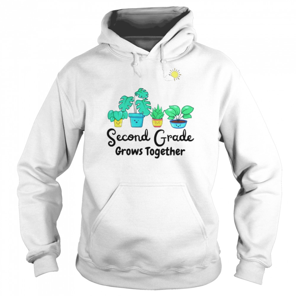 Second grade grows together shirt Unisex Hoodie