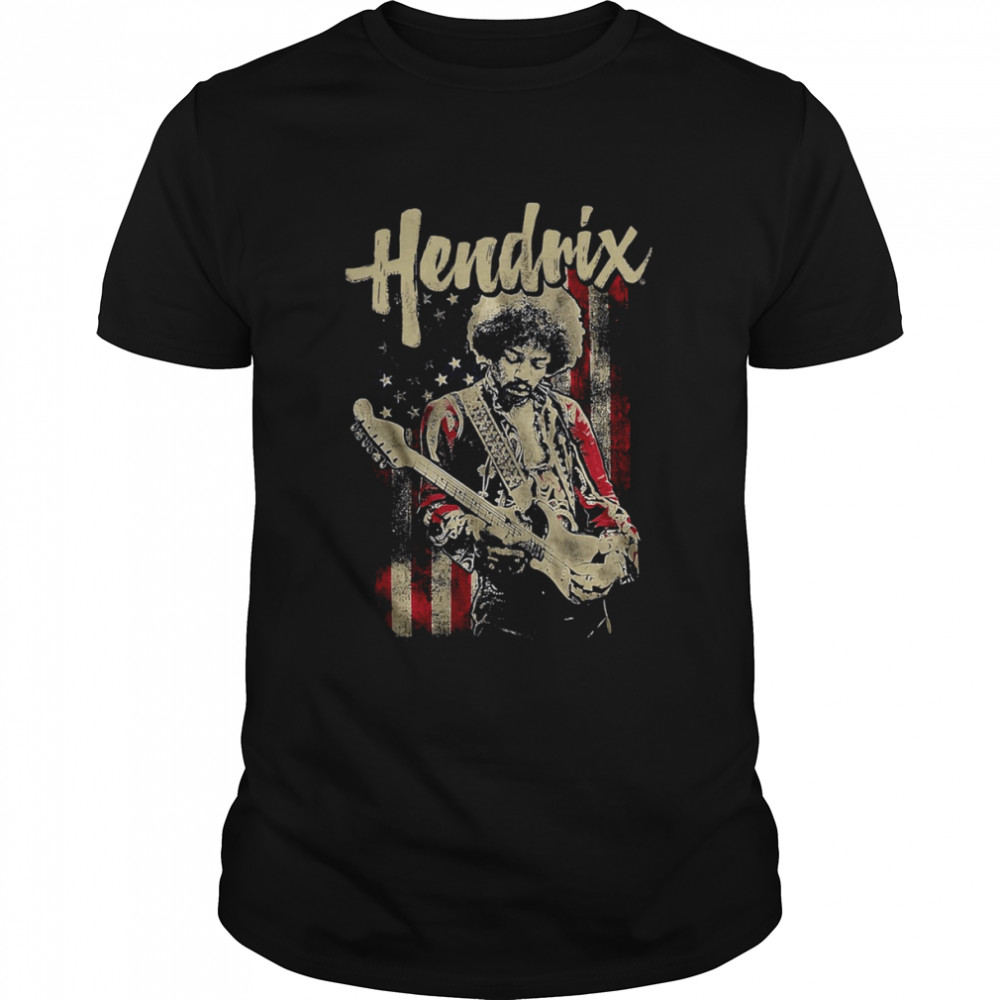 Hendrix Music Portrait Frank Zebra shirt