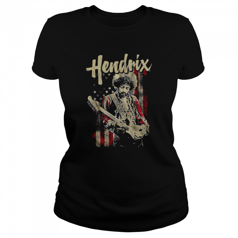 Hendrix Music Portrait Frank Zebra shirt Classic Women's T-shirt