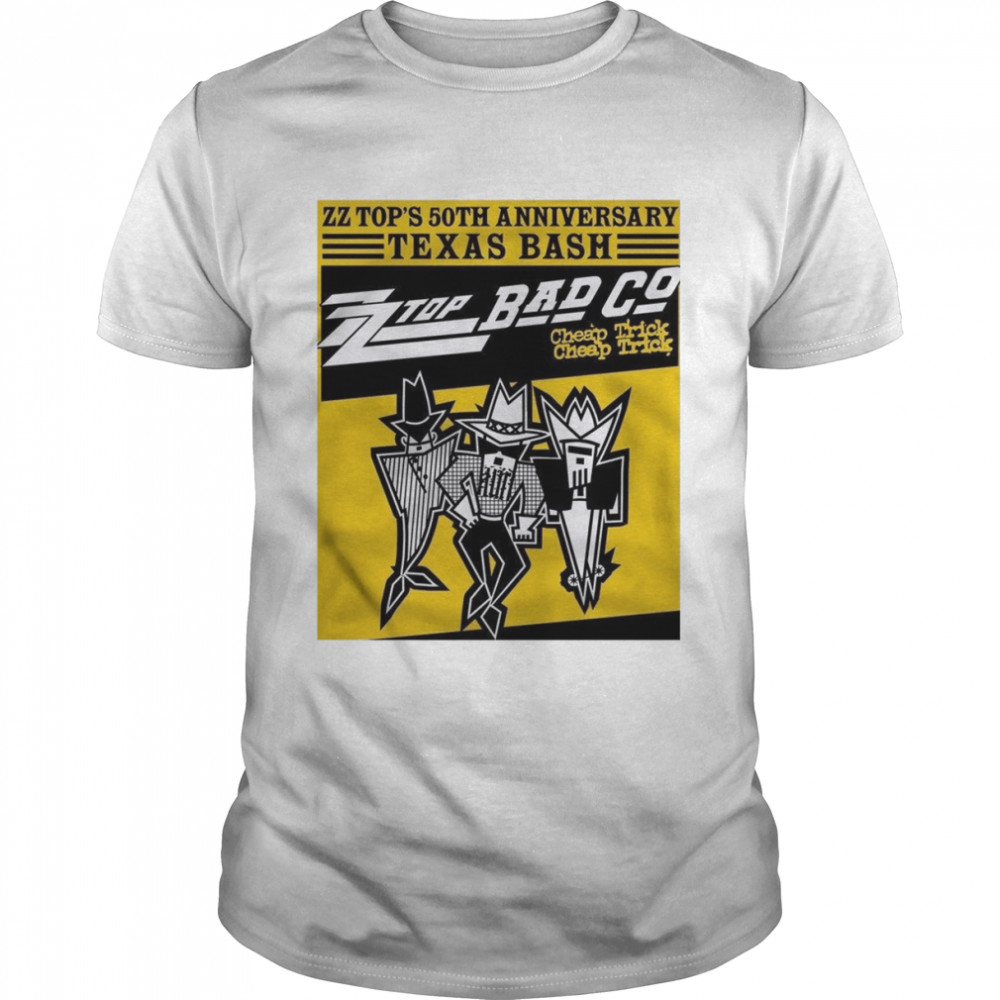 Zz Top’s 50th Anniversary Texas Bash Vintage Retro shirt