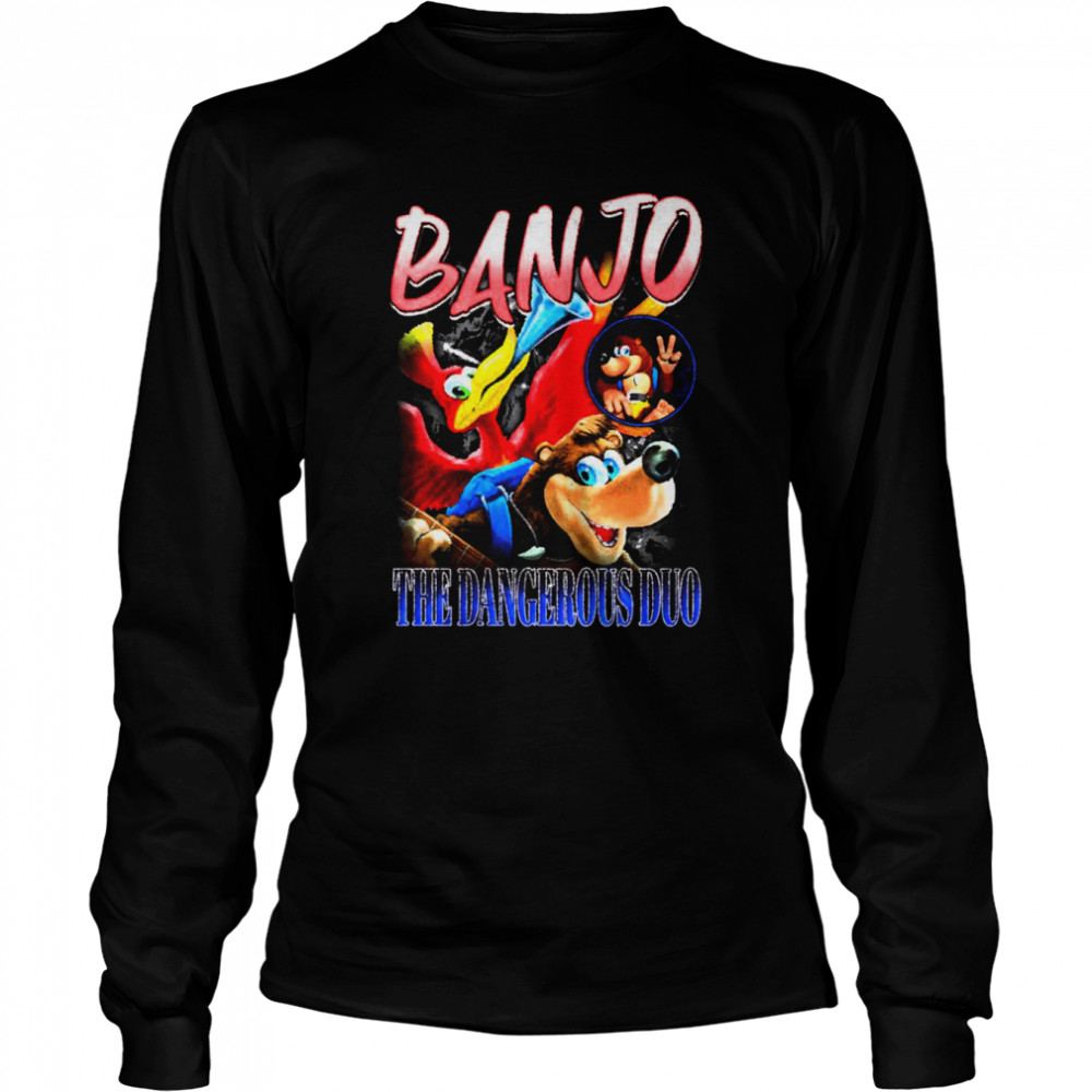 Banjo The Dangerous Duo Smash Bros Vintage shirt Long Sleeved T-shirt