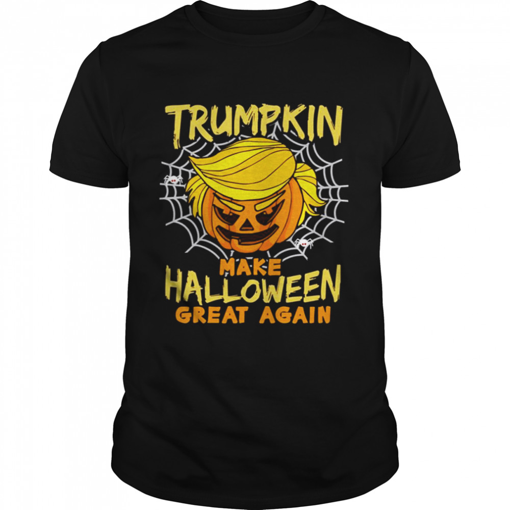 Donald Trump Pumpkin Funny Halloween Spooky Night shirt