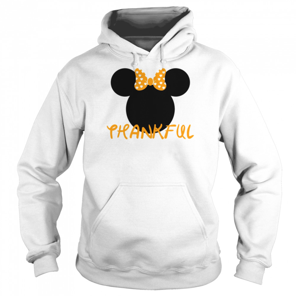 Thankful Mickey Mouse Disney Thanksgiving s Unisex Hoodie
