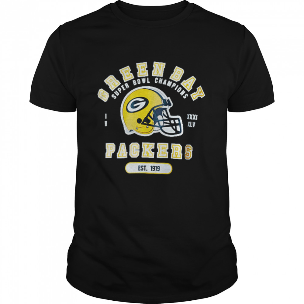 Green Bay Packers Helmet And Wordmark Green Day Green Bay Packers T-Shirt
