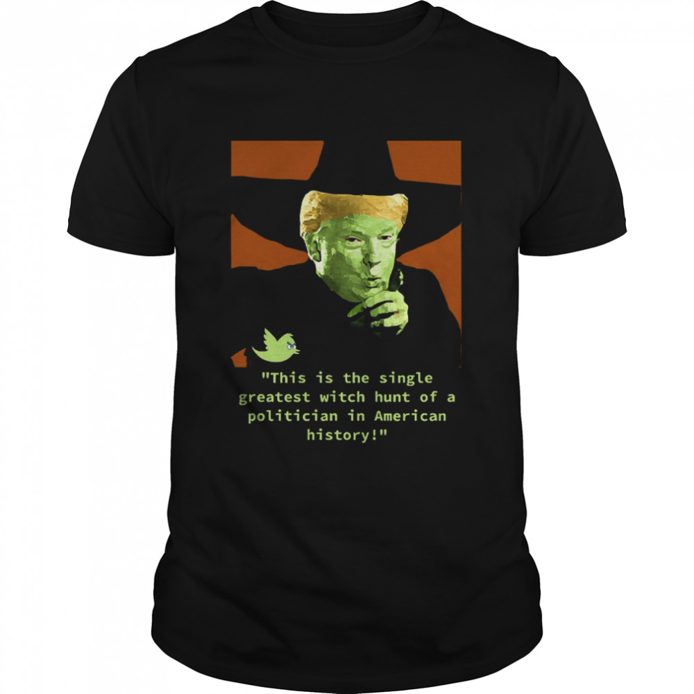 Donald Trump Witch Hunt Trump Halloween Shirt