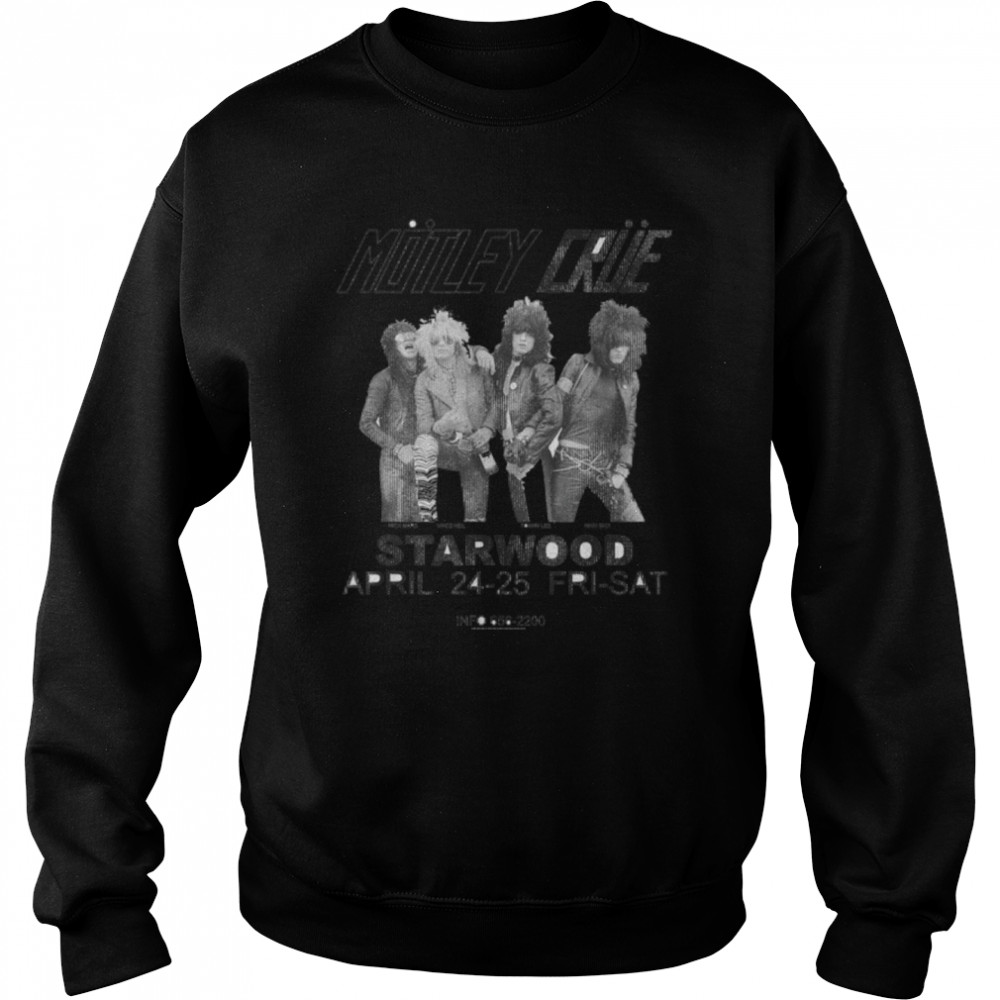 Mötley Crüe – Starwood 1981 T- B09BY1GWGH Unisex Sweatshirt