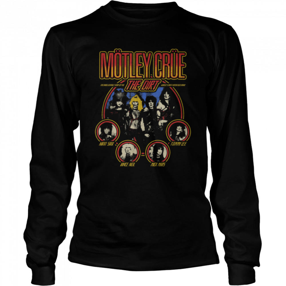Mötley Crüe – The Dirt Pentagram Crest T- B09MV8VW9D Long Sleeved T-shirt